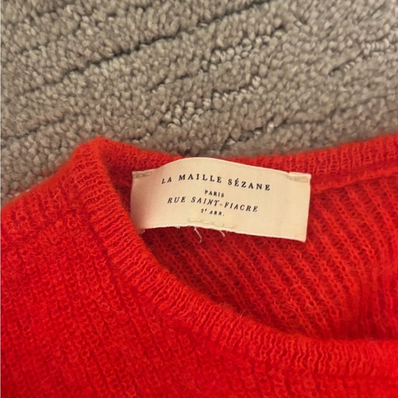 Sezane Red Women's Sweater - Picture 2 of 2